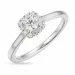 Diamant witgoud ring in 14 karaat witgoud 0,2 ct 0,072 ct