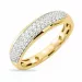 diamant gouden ring in 14 karaat goud 0,3 ct