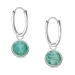 amazoniet creool in zilver