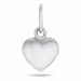 6 x 8 mm hart hanger in zilver