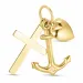 geloof-hoop-liefde hanger in 9 karaat goud - Amoré