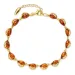 elegant barnsteen armband in verguld sterlingzilver