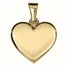 13 x 12,5 mm hart hanger in 8 karaat goud - Amoré