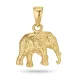 olifant hanger in verguld sterlingzilver