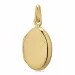 12 x 17 mm medaillon in verguld sterlingzilver