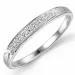Diamant ring in 9 karaat witgoud 0,07 ct