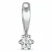 diamant solitaire hanger in 9 caraat witgoud 0,05 ct