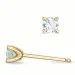 campagne - 2 x 0,20 ct diamant solitaire oorbel in 14 karaat goud met diamant 