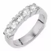 witte zirkoon ring in zilver