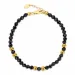 zwart armband met onyx
