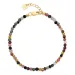 multikleurige armband met toermalijn