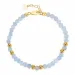 blauwe armband met aquamarijn