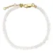 3 mm armband met zoetwaterparel