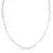 3 mm ketting met zoetwaterparel