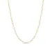 3 mm ketting met zoetwaterparel