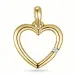 hart lab grown diamant hanger in 9 caraat goud 0,01 ct
