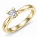 0,20 ct lab grown diamant solitaire ring in 9 karaat goud 0,20 ct
