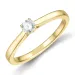 0,20 ct lab grown diamant solitaire ring in 9 karaat goud 0,20 ct