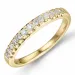 lab grown diamant mémoire ring in 9 karaat goud 0,26 ct