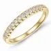 lab grown diamant mémoire ring in 9 karaat goud 0,26 ct