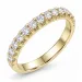 lab grown diamant mémoire ring in 9 karaat goud 0,50 ct