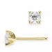 2 x 0,20 ct lab grown diamant solitaire oorbel in 9 karaat goud met lab grown diamant 