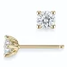 2 x 0,20 ct lab grown diamant solitaire oorbel in 9 karaat goud met lab grown diamant (CVD) 