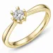 0,20 ct lab grown diamant solitaire ring in 14 karaat goud 0,20 ct