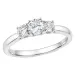 lab grown diamant ring in 14 karaat witgoud 0,30 ct 0,20 ct