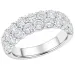 lab grown diamant ring in 14 karaat witgoud 2,5 ct