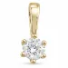 0,40 ct lab grown diamant hanger in 14 caraat goud 0,40 ct