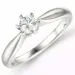 0,30 ct lab grown diamant ring in 14 karaat witgoud 0,30 ct