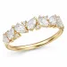 lab grown diamant ring in 14 karaat goud 0,94 ct 0,05 ct