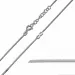 Klein infinity ketting met hanger in zilver
