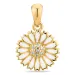 margriet zirkoon hanger in verguld sterlingzilver - Marie