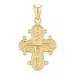 dagmarkruis hanger in verguld sterlingzilver