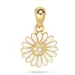 11 mm margriet hanger in verguld sterlingzilver - Matilda