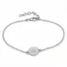 12 mm margriet ankerarmband in gerodineerd zilver - Marie