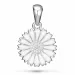 10 mm margriet hanger in gerodineerd zilver - Marie