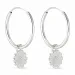 18 mm margriet creool in zilver - Maggie