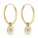18 mm margriet creool in verguld zilver - Maggie