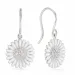 15 mm margriet oorbellen in zilver - Matilda