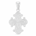 15 x 25 mm dagmarkruis hanger in zilver - Amoré