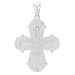 18,5 x 23,5 mm dagmarkruis hanger in zilver - Amoré