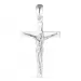 kruis met Jezus hanger in zilver