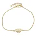 hart margriet armband in verguld sterlingzilver - Maggie