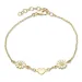 hart margriet armband in verguld sterlingzilver - Maggie