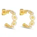 18 mm margriet creool in verguld zilver - Maggie