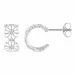 12 mm margriet creool in zilver - Maggie
