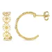 21,5 mm margriet halfcreool in verguld sterlingzilver - Maggie